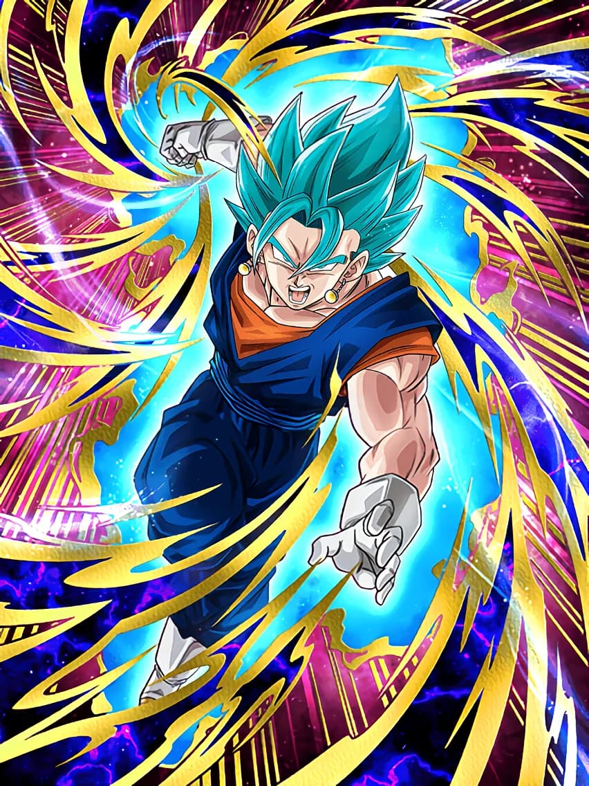 Azure Omnipotence Super Saiyan God SS Vegito