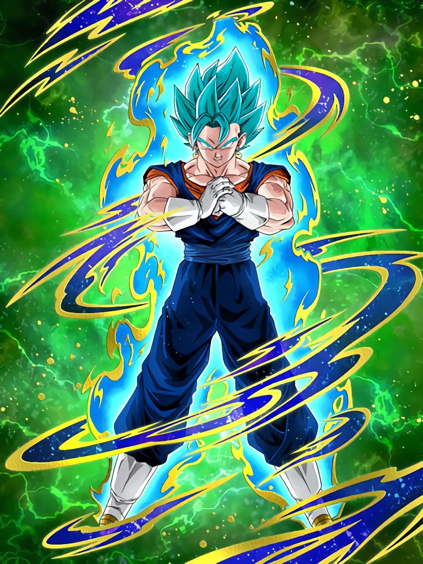 Blue Flash Super Saiyan God SS Vegito