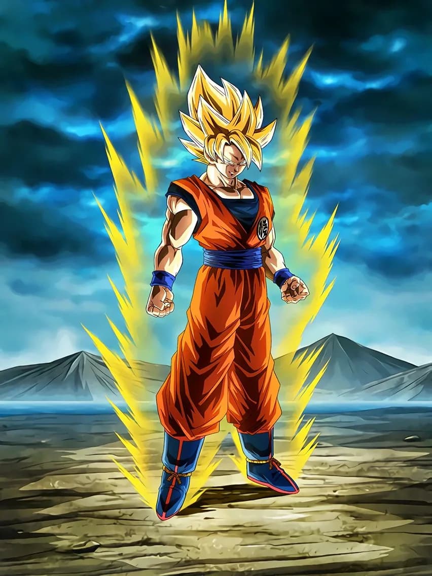 Boiling Power Super Saiyan Goku