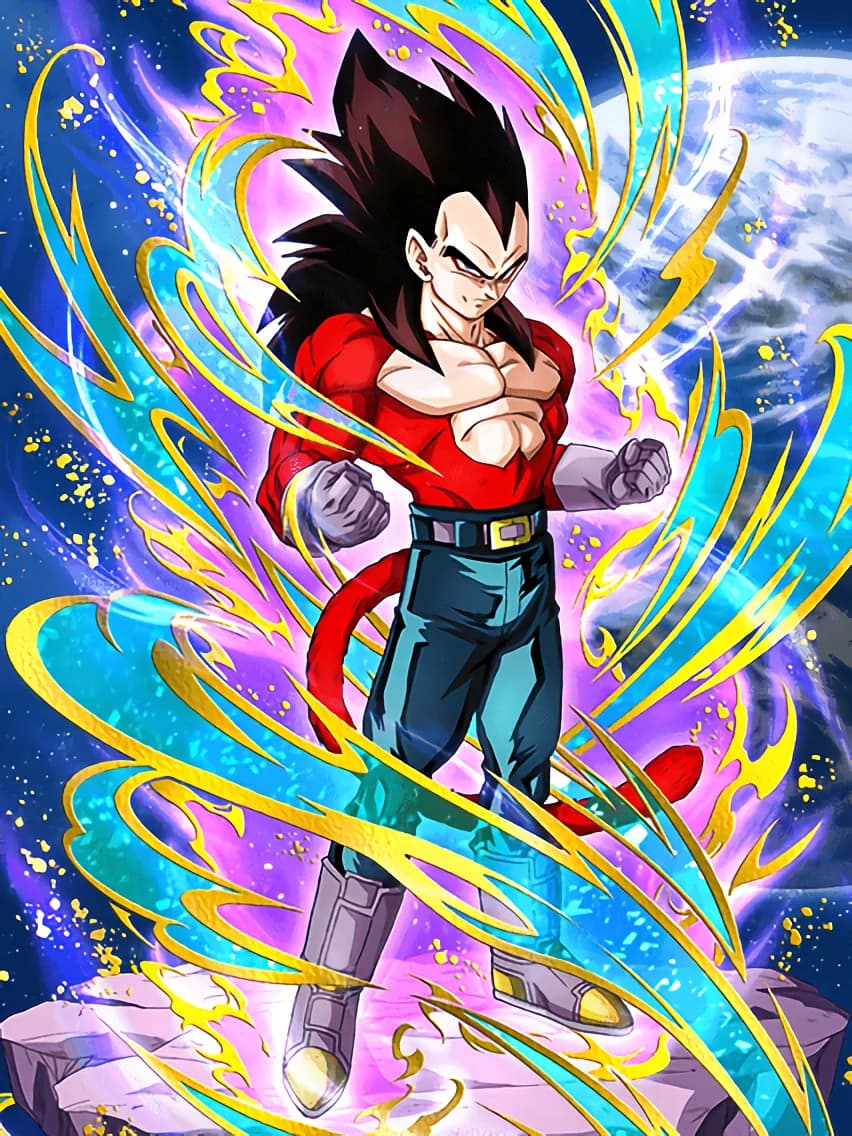 Crimson Flare Super Saiyan 4 Vegeta