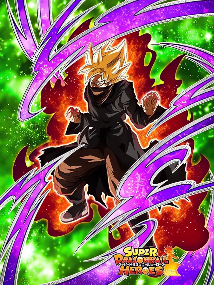 Dark Intervention Warrior in Black (Super Saiyan) (Dark Dragon Ball Boost)
