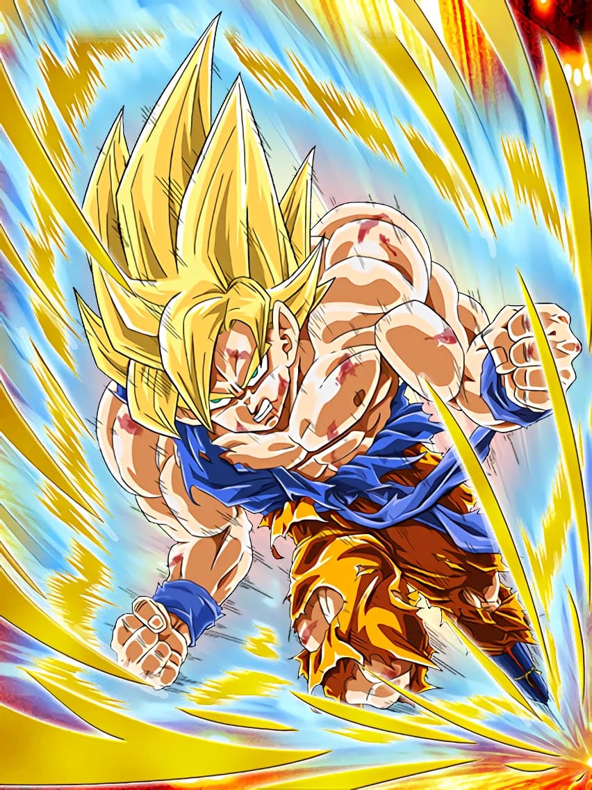 Deadly Awakening Super Saiyan Goku