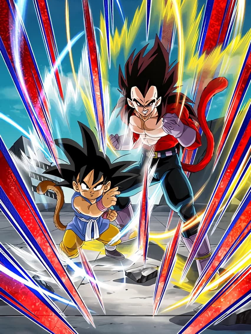 Death Match Climax Goku (GT) & Super Saiyan 4 Vegeta