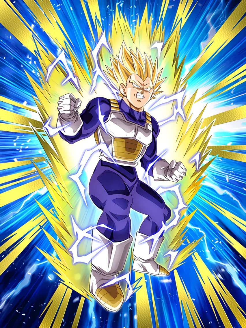 Determined to Fight Back Super Saiyan 2 Vegeta