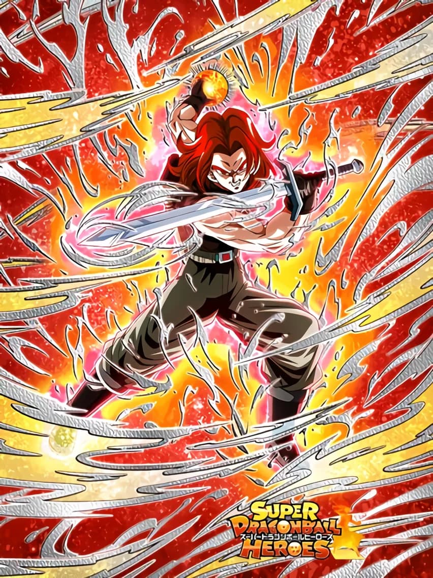 Divine Warrior Who Protects Space and Time Super Saiyan God Trunks (Xeno)