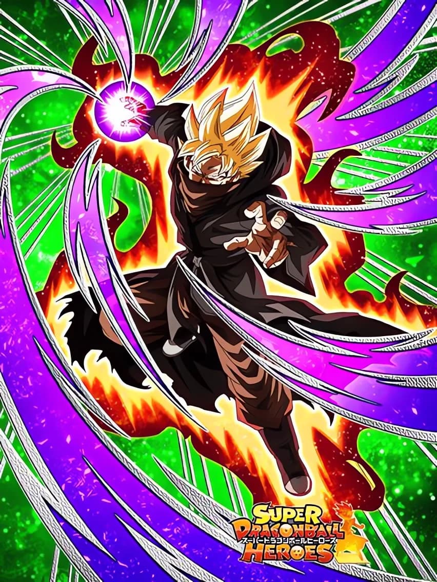 Enigmatic Fighter Warrior in Black (Super Saiyan) (Dark Dragon Ball Boost)