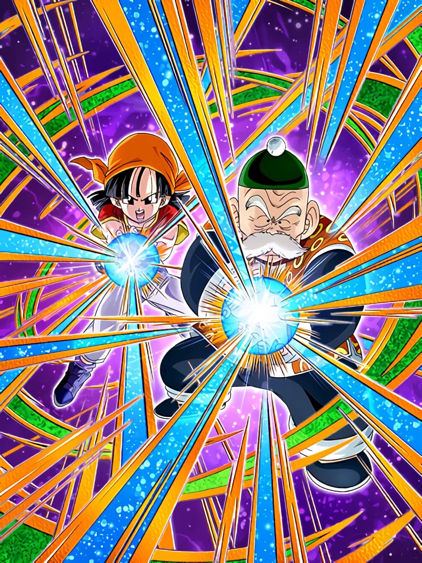 Era-Spanning Kamehameha Grandpa Gohan & Pan (GT)