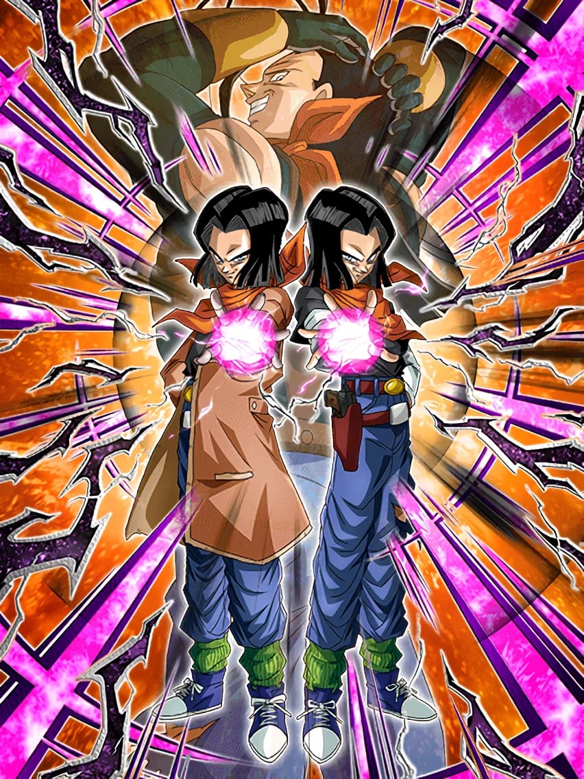 Evil-Stained Androids Android 17 & Hell Fighter 17
