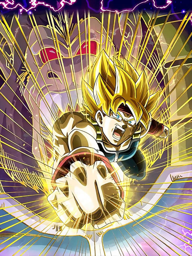 Fist of Conviction Super Saiyan Bardock