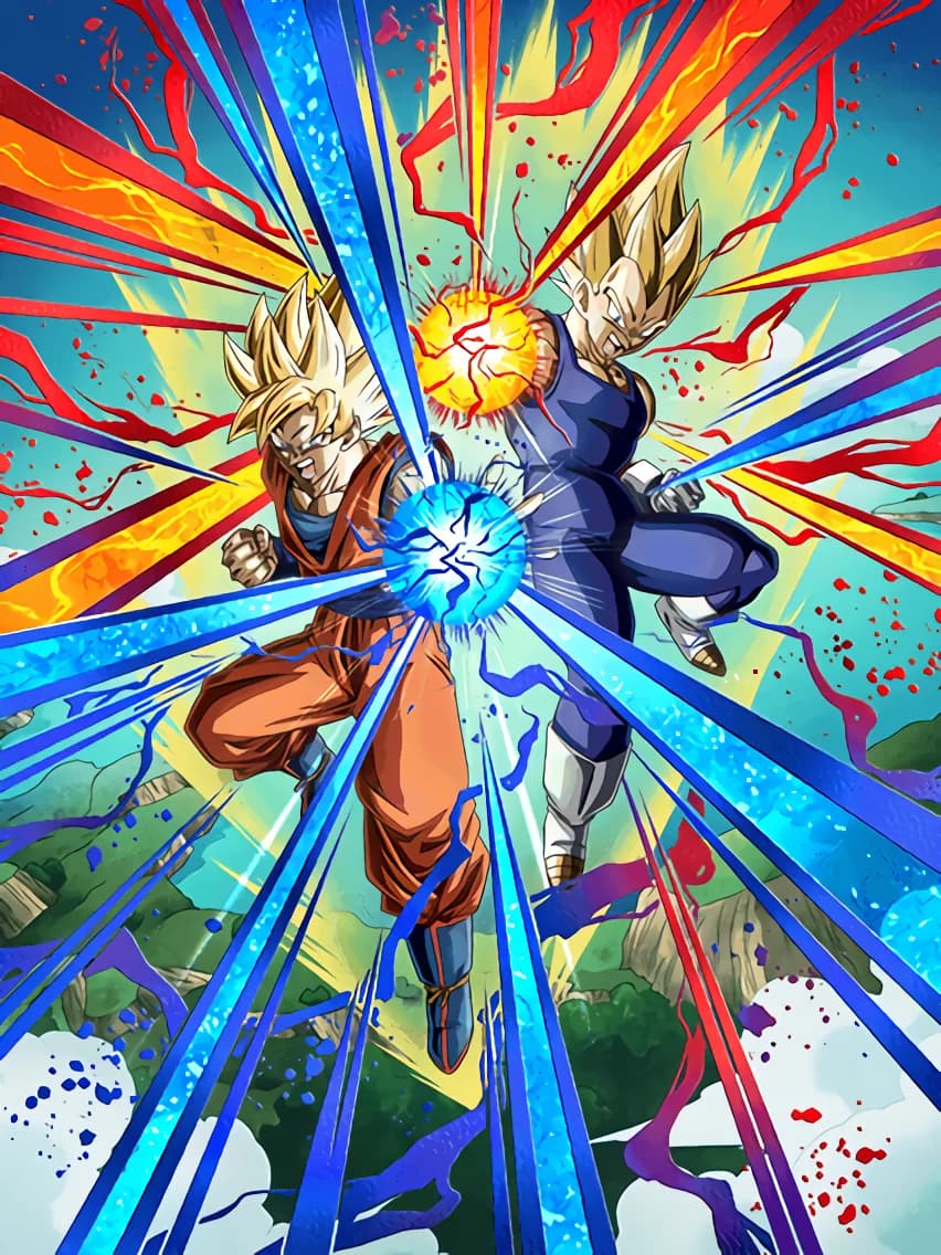 Golden Pair Super Saiyan Goku & Super Saiyan Vegeta