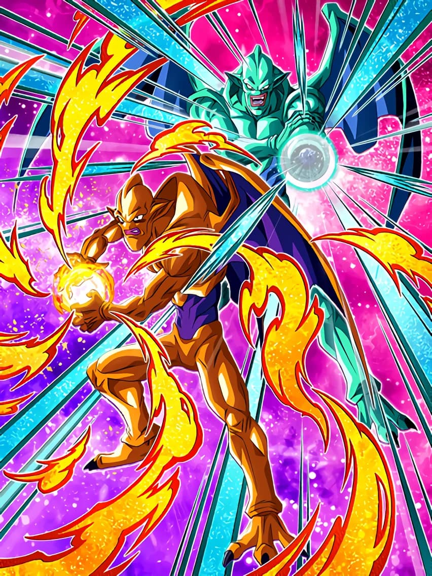 Icy Malice and Fiery Pride Eis Shenron & Nuova Shenron