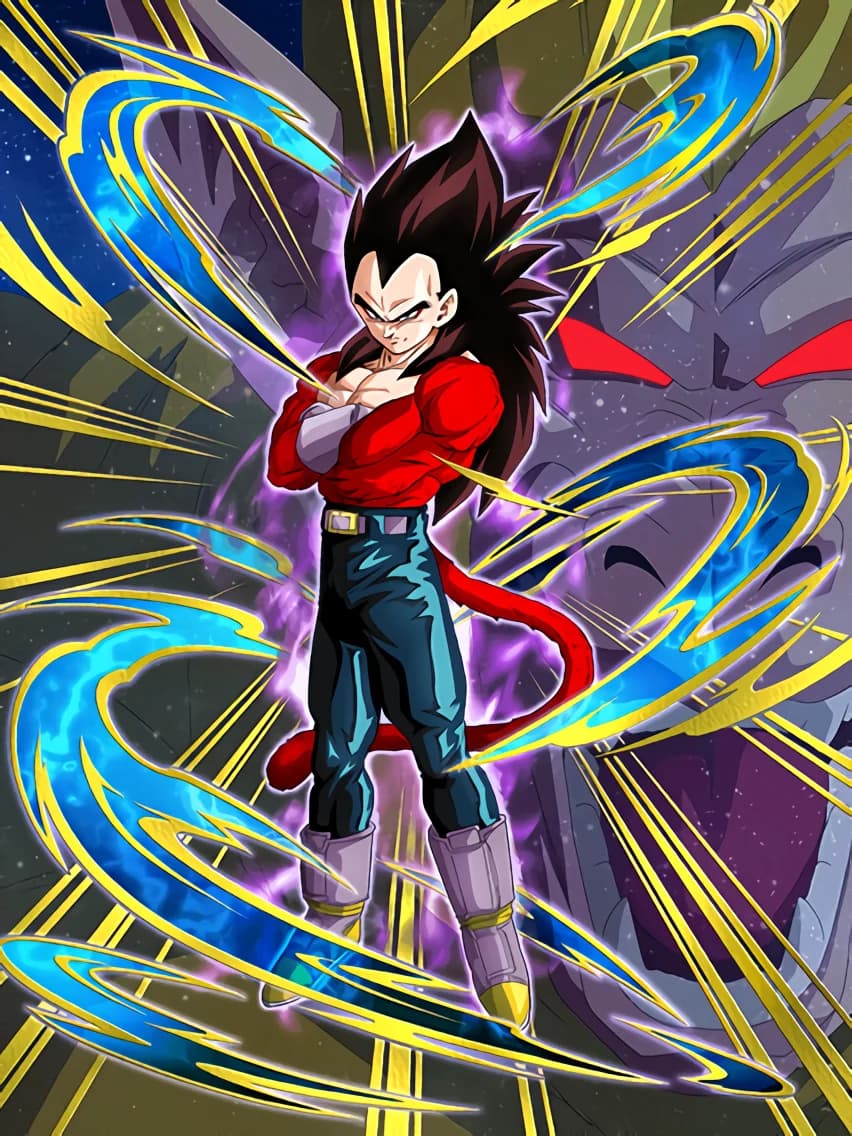 Indomitable Awakening Super Saiyan 4 Vegeta