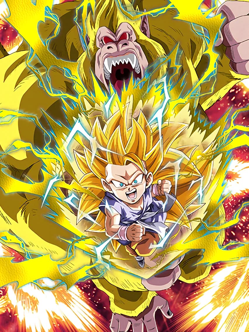 Inklings of Ultimate Power Super Saiyan 3 Goku (GT) (Golden Giant Ape)