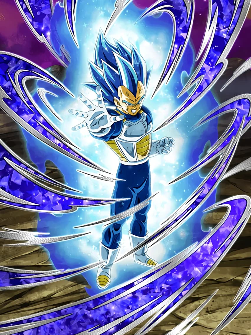 New Form Beyond Blue Super Saiyan God SS Evolved Vegeta