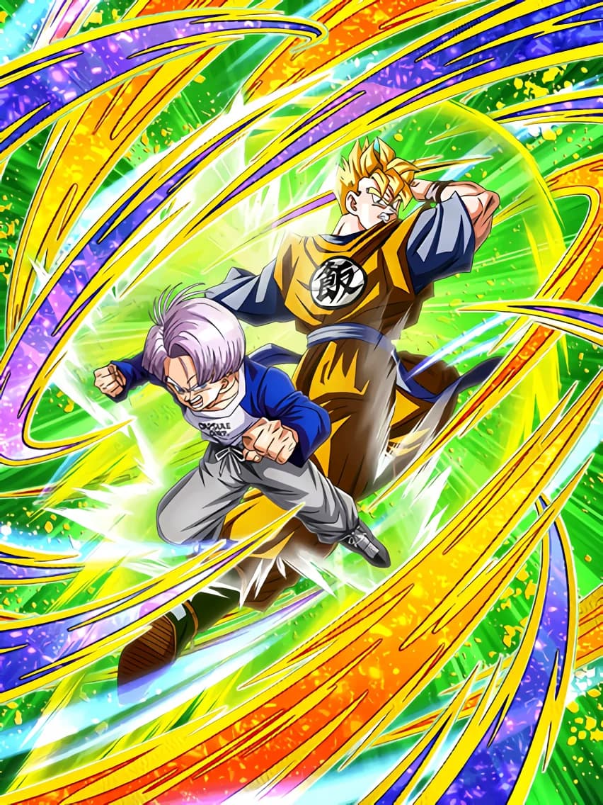 Pillar of Resistance Super Saiyan Gohan (Future) & Trunks (Youth) (Future)