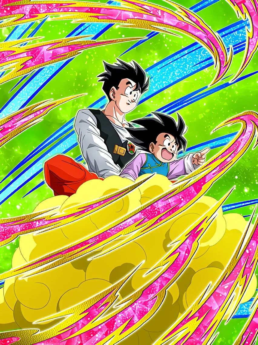 Pure-Hearted Brothers Gohan (Teen) & Goten (Kid)