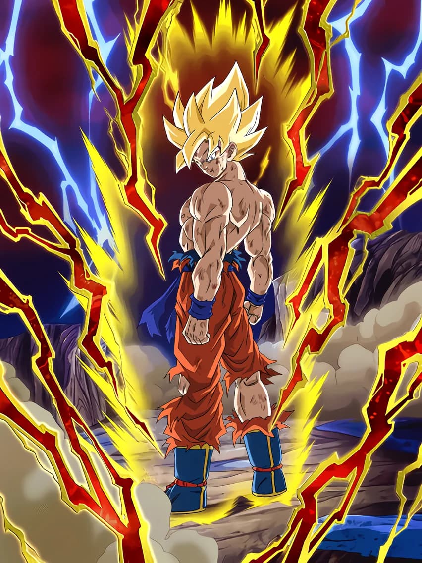 Self-Assured Victory Declaration Super Saiyan Goku