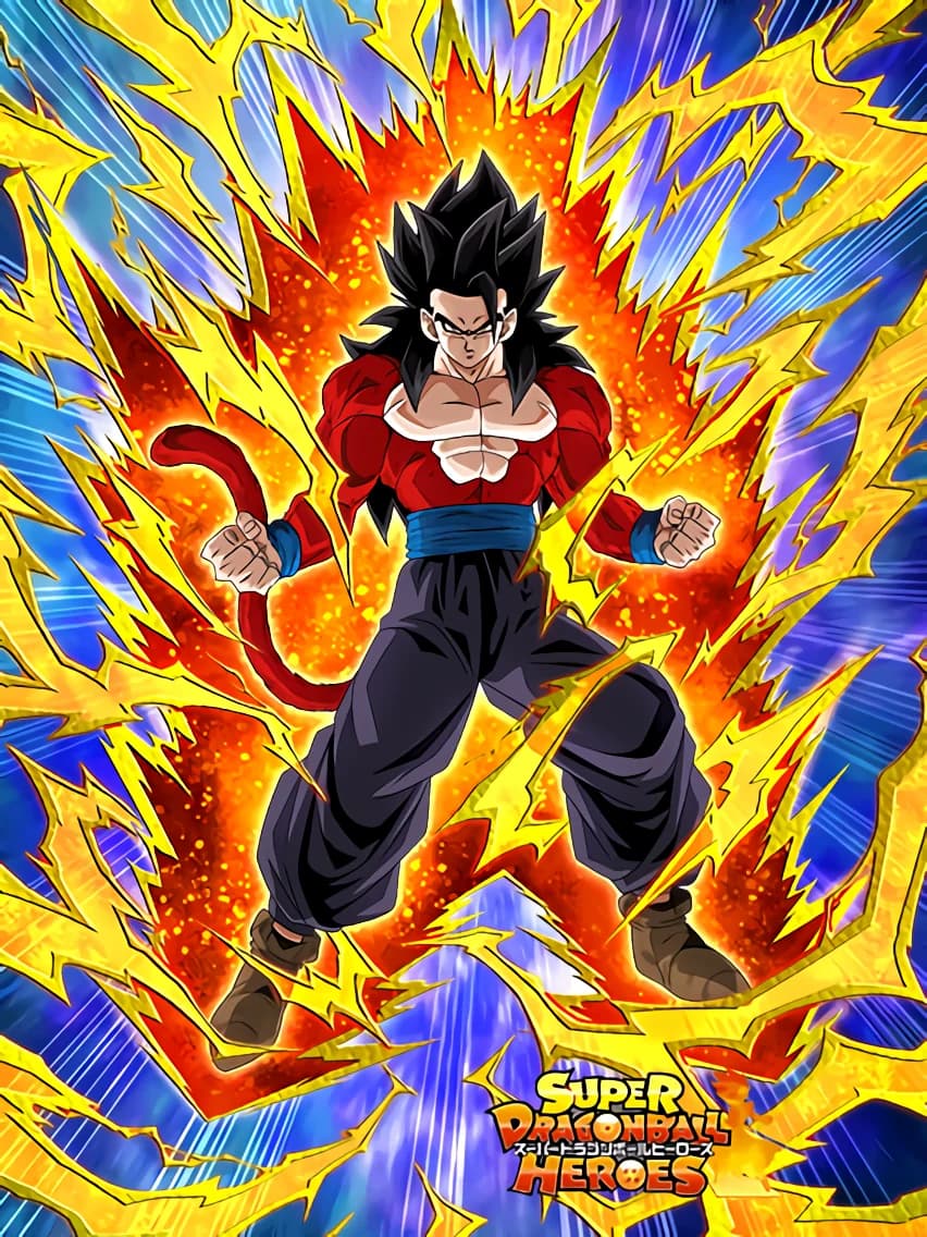 Super Warrior's Charge Super Saiyan 4 Gohan
