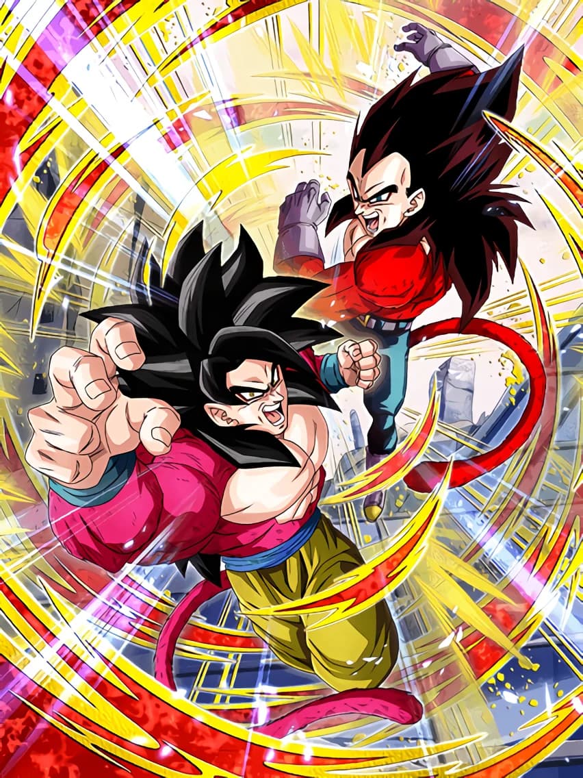Transcendent Battle Super Saiyan 4 Goku & Super Saiyan 4 Vegeta