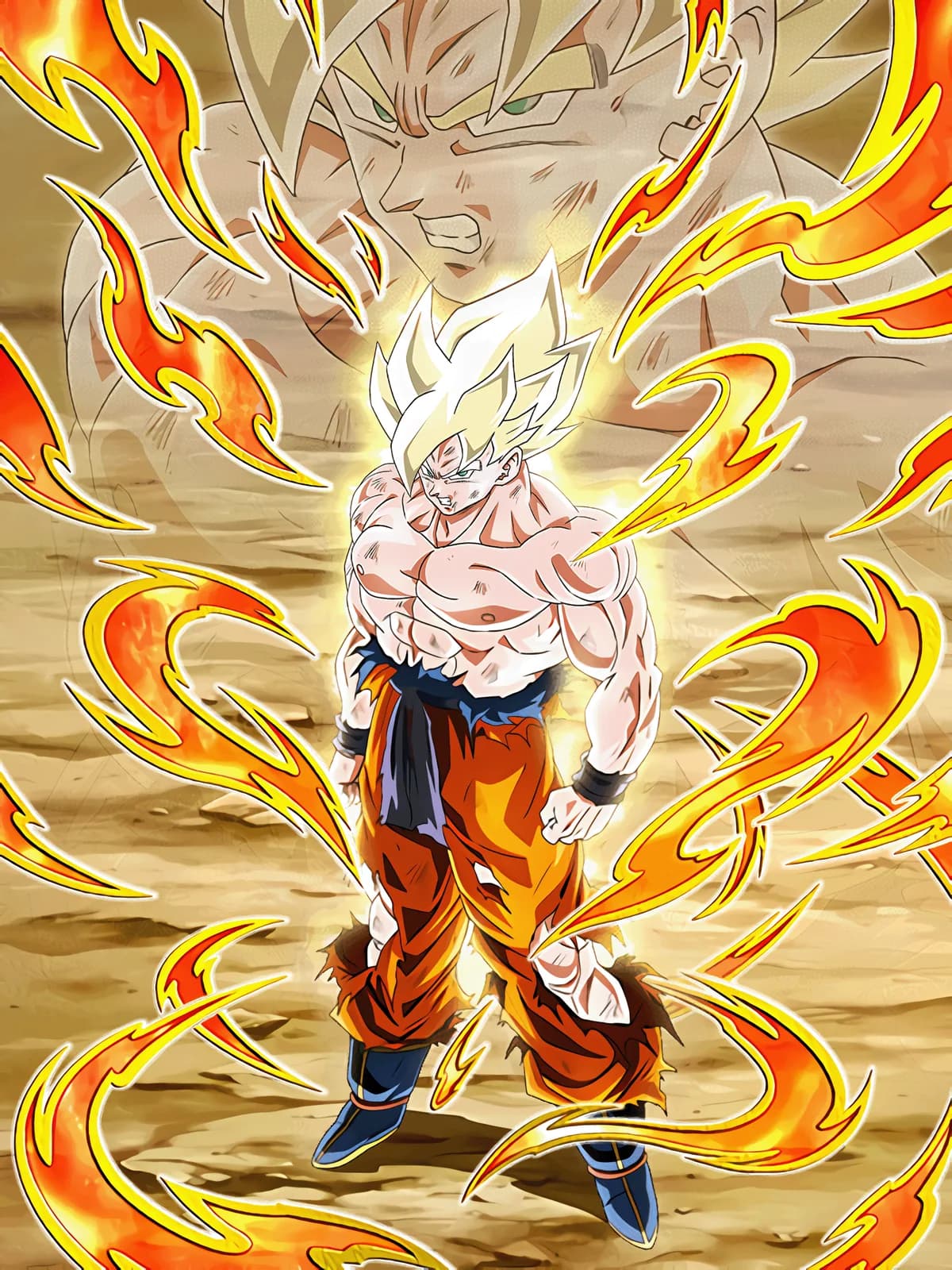 True Anger and Awakening Super Saiyan Goku