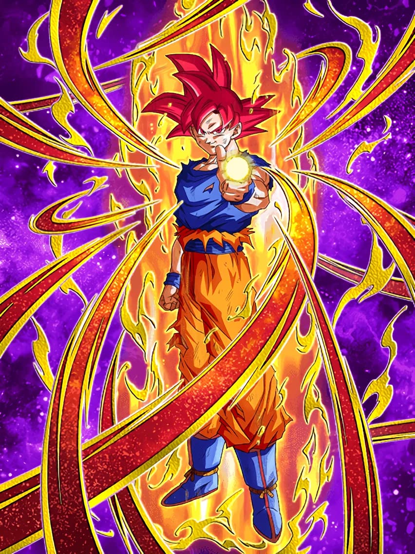 Warrior Beyond Limits and Expectations Super Saiyan God Goku