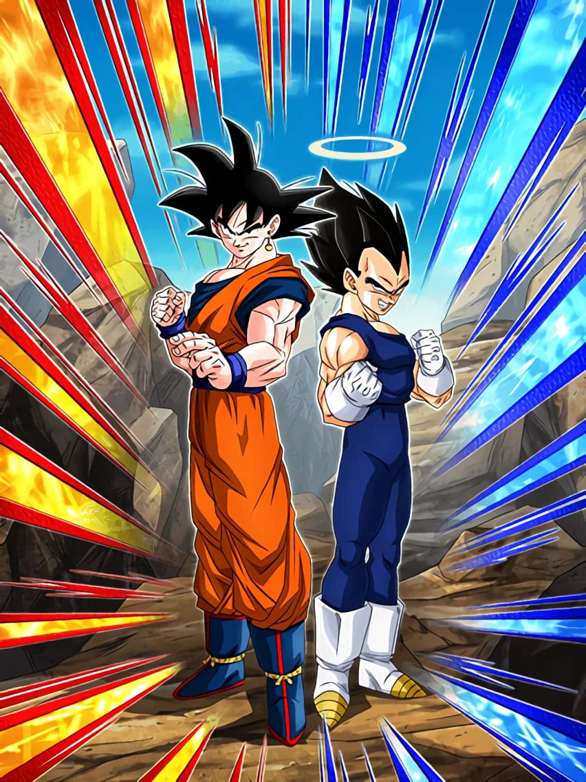 Warriors Brought Back to the Present World Goku & Vegeta (Angel)