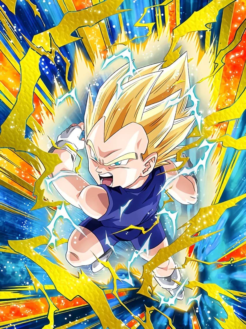 Young Saiyan Descendant Super Saiyan Vegeta Jr.