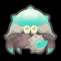 Pale Cyan Armored Crab