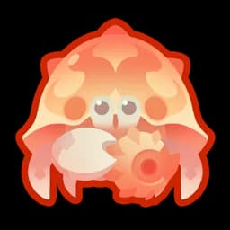 Rampaging Orange-Red Armored Crab