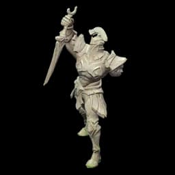 Sword-Bearing Statue: "Aesthetics of Incompleteness"