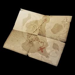 Treasure Map Indicating the Location of Ignis Aureliae