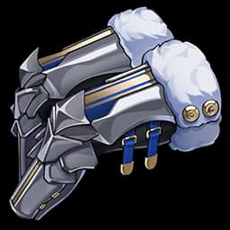 Guard's Silver Greaves