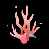 Colorful Coral (Sticker)