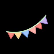 Doodle: Party Pennants (Sticker)