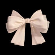 Elegant Beige Bow (Headwear)