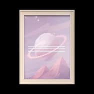 Galaxy Wall Picture (Desk Item)