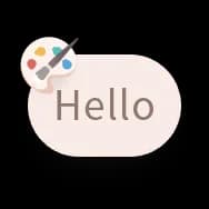 Rainbow-Colored Moments (Chat Bubble)