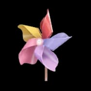Rainbow Pinwheel