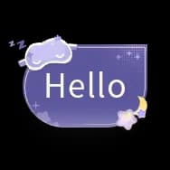 Starlit Dream (Chat Bubble)