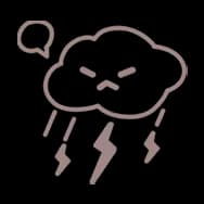 Weather: Stormy (Stamp)