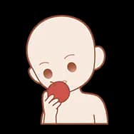 Xavier: Apple Bite (Pose)
