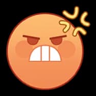 Yellow Beanie: Angry (Sticker)