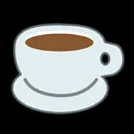 Yellow Beanie: Coffee (Sticker)