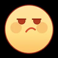 Yellow Beanie: Pouting (Sticker)
