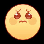 Yellow Beanie: Sad (Sticker)