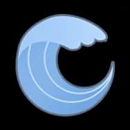 Yellow Beanie: Waves (Sticker)