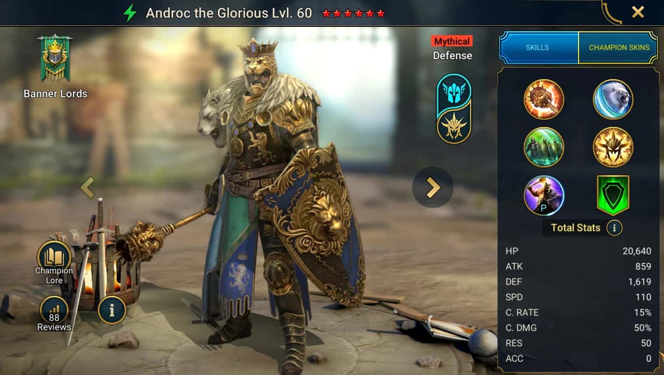 Androc the Glorious key art