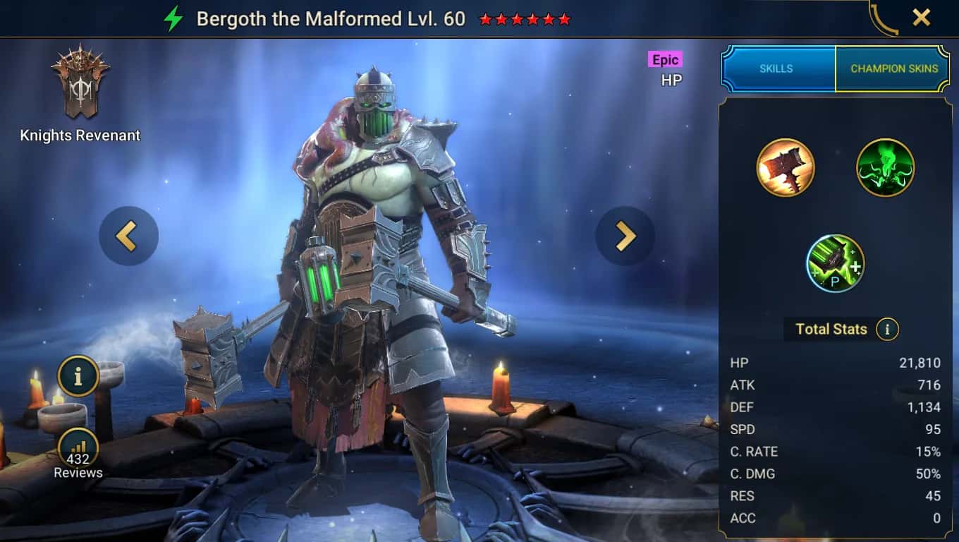 Bergoth the Malformed key art