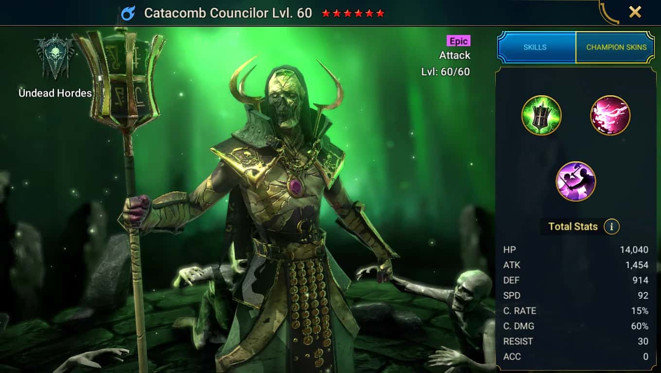 Catacomb Councilor key art