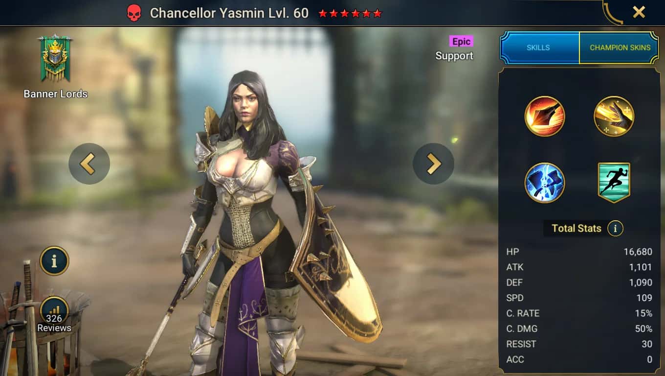 Chancellor Yasmin key art